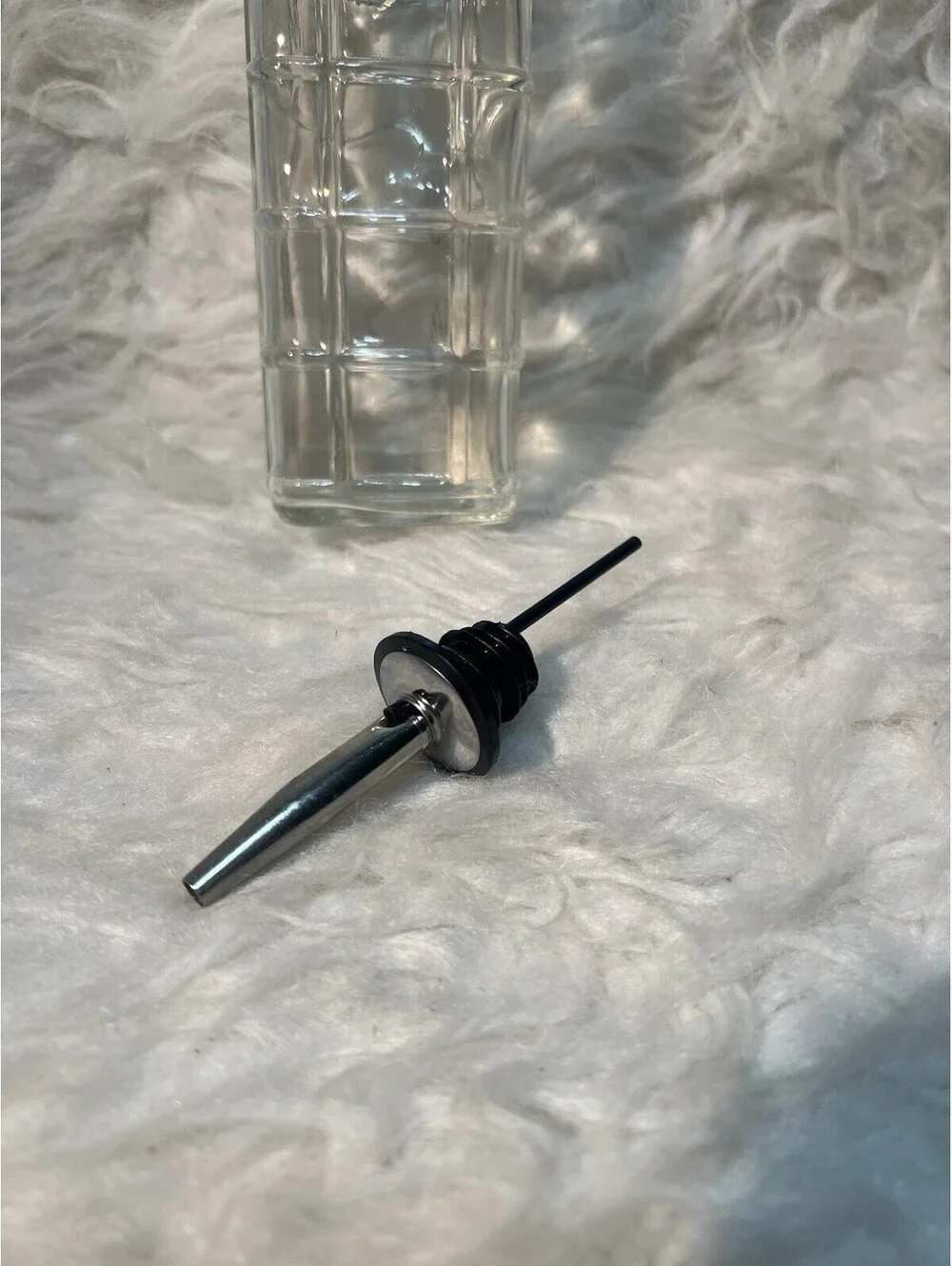 Glass Olive Oil Dispenser Bottle with Extra Pour Spout